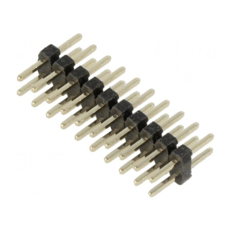 Şir pini tată 2mm 20 PIN THT PCB aurit | Electronic-mag.ro | Componente Electronice