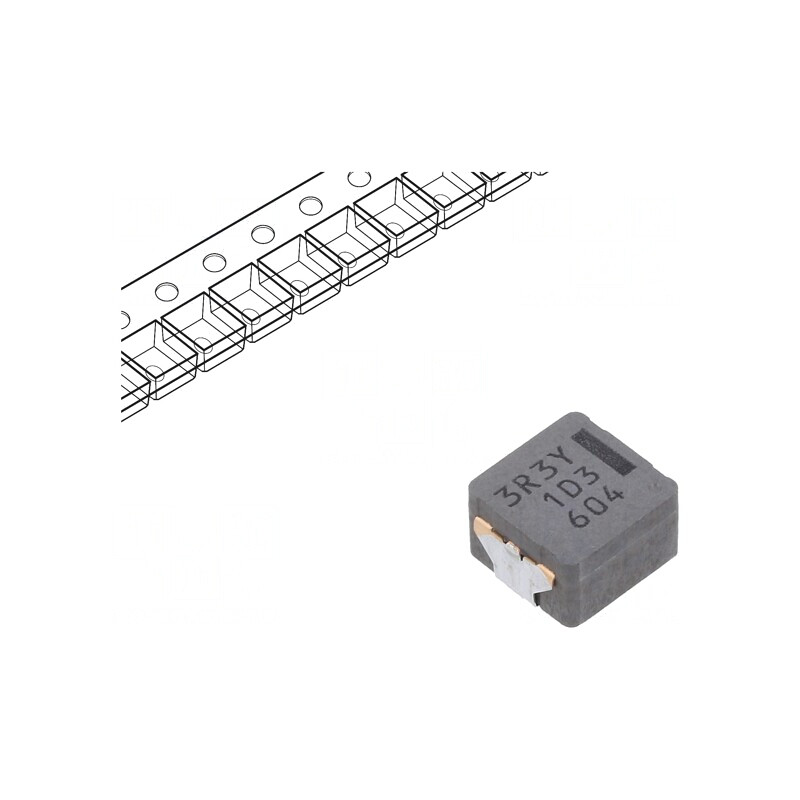 Inductor SMD 3,3uH 10,7A 9,5mΩ 20% 8,5x8x5,4mm | Electronic-mag.ro | Componente Electronice