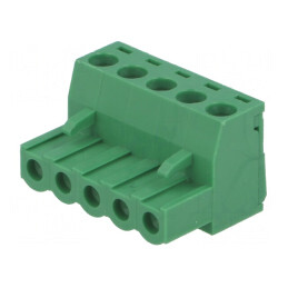 Regletă de conexiuni deconectabilă 5,08mm 5 piste | Electronic-mag.ro | Componente Electronice