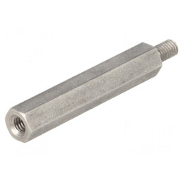 Piuliţă distanţieră filetată 40mm M4 | Electronic-mag.ro | Componente Electronice