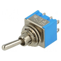 Comutator Basculant DPDT ON-ON 3A 250VAC pentru Lipit | Electronic-mag.ro | Componente Electronice