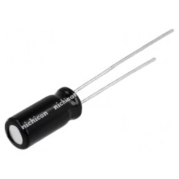 Condensator Electrolitic Bipolar THT 330uF 35V 12.5x20mm | Electronic-mag.ro | Componente Electronice