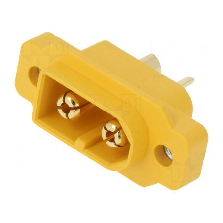 Soclu Alimentare DC XT60 30A 500V Galben | Electronic-mag.ro | Componente Electronice