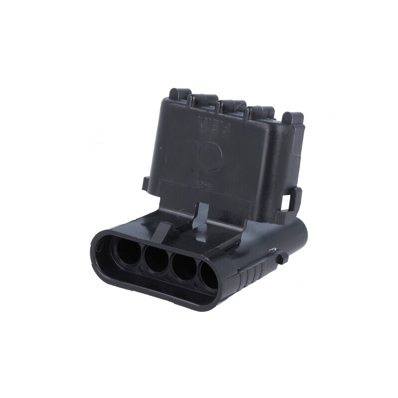 Conector cablu-cablu Weather Pack mufă tată PIN 4 | Electronic-mag.ro | Componente Electronice
