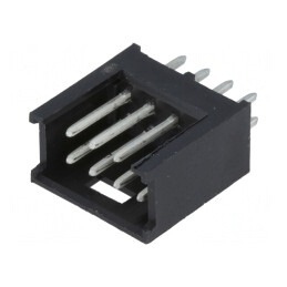 Soclu cablu-placă AMPMODU MOD II 2,54mm 8 pini THT drept | Electronic-mag.ro | Componente Electronice