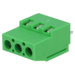 Regletă de Conexiuni PCB 90° 5mm 3 Piste 24A | Electronic-mag.ro | Componente Electronice