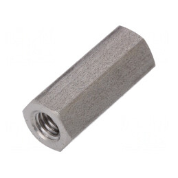 Piuliță Distanțieră Filetată 25mm M6 Hexagonală | Electronic-mag.ro | Componente Electronice