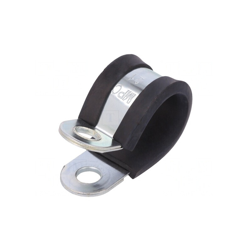Clipsuri de Oțel cu Protecție EPDM 21mm | Electronic-mag.ro | Componente Electronice