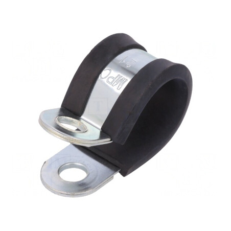 Clipsuri de Oțel cu Protecție EPDM 21mm | Electronic-mag.ro | Componente Electronice