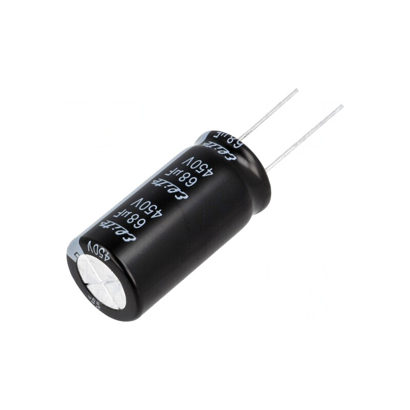 Condensator Electrolitic THT 68uF 450V 18x35.5mm | Electronic-mag.ro | Componente Electronice