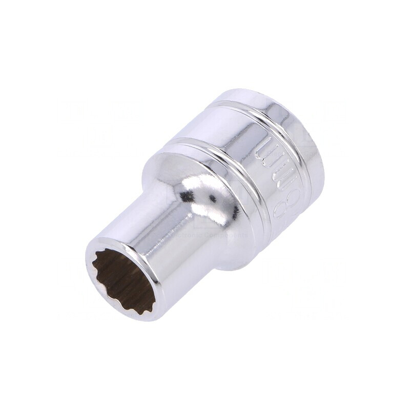 Tubulară 3/8 12-puncte 8mm oțel crom-vanadium | Electronic-mag.ro | Componente Electronice