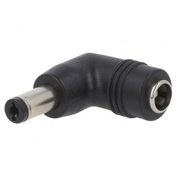 Adaptor Ștecher Unghi 5,5/2,1 mm