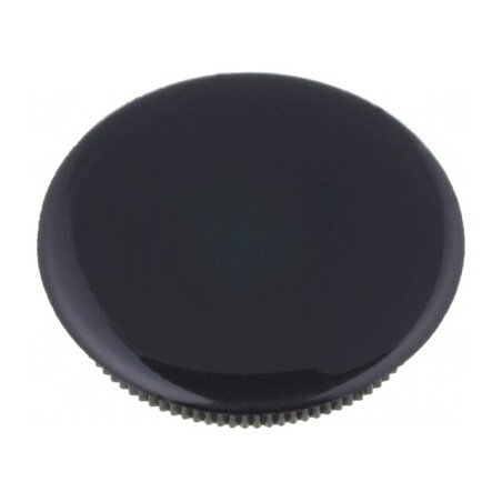 Capac Negru Fixare Prin Apăsare Plastic | Electronic-mag.ro | Componente Electronice
