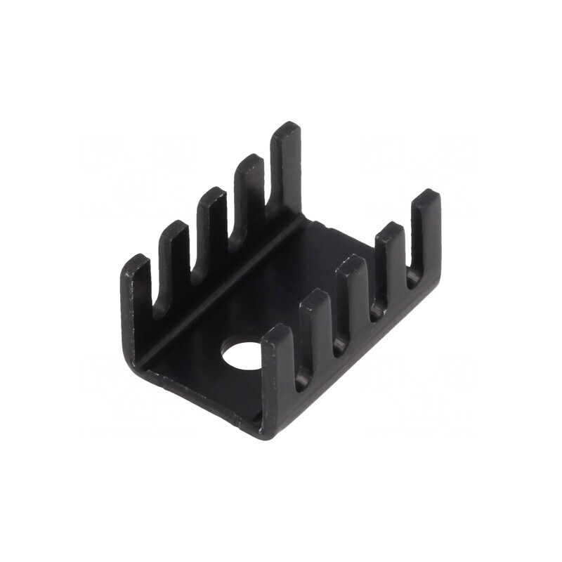 Radiator extrudat negru TO220 19,1x13,2x9,5mm | Electronic-mag.ro | Componente Electronice