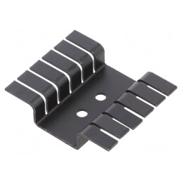 Radiator Extrudat U Negru 36.8x44.5x9.5mm TO220 | Electronic-mag.ro | Componente Electronice
