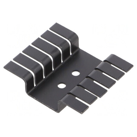 Radiator Extrudat U Negru 36.8x44.5x9.5mm TO220 | Electronic-mag.ro | Componente Electronice