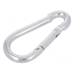Carabină Oțel Zincat 80mm 8mm pentru Cabluri | Electronic-mag.ro | Componente Electronice