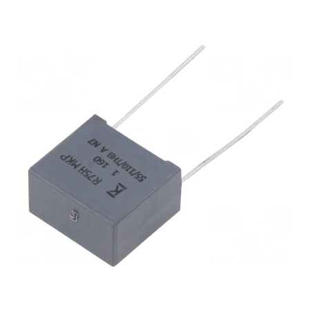 Condensator Polipropilenă 1uF THT ±5% 15mm | Electronic-mag.ro | Componente Electronice