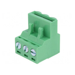 Regletă de Conexiuni Deconectabilă 5mm 3 Piste Drept Mufă | Electronic-mag.ro | Componente Electronice