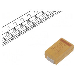 Condensator tantal low ESR 100uF 16V SMD 2917 | Electronic-mag.ro | Componente Electronice