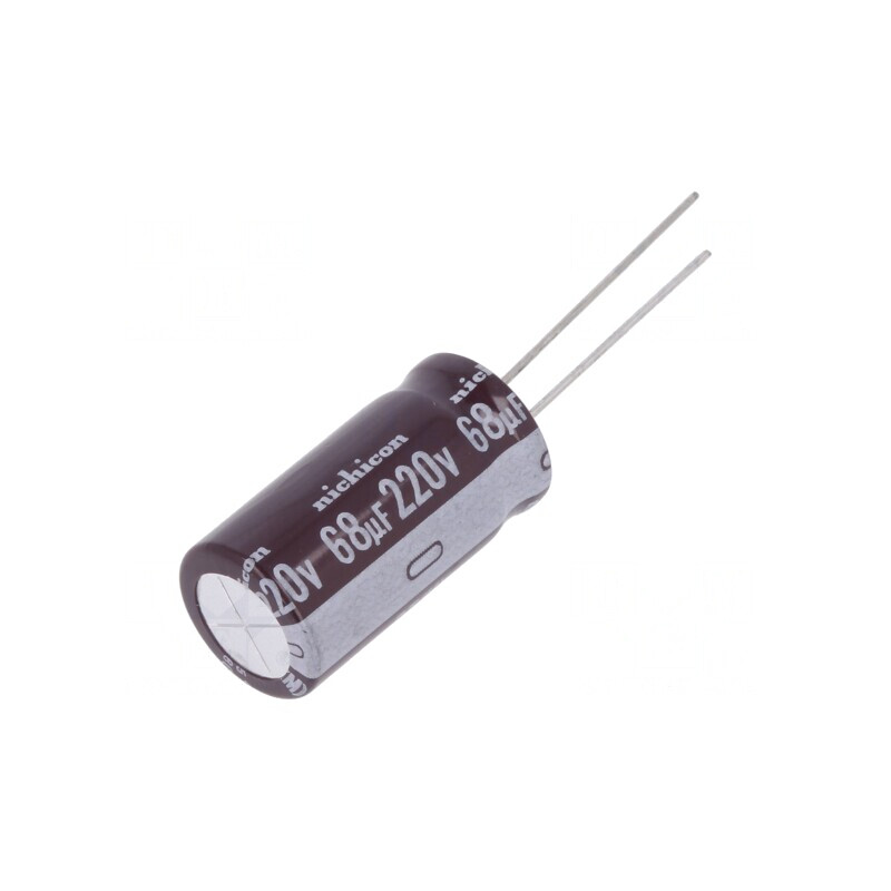 Condensator Electrolitic THT 68uF 220VDC 12.5x25mm 20% | Electronic-mag.ro | Componente Electronice