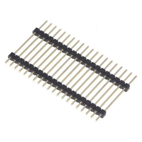 Conector Pin Header 2x20 Pini 2.54mm Drept | Electronic-mag.ro | Componente Electronice