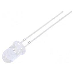 Emițător IR 5mm Transparent 850nm THT 50mA | Electronic-mag.ro | Componente Electronice