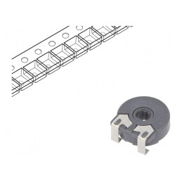 Potențiometru orizontal 10kΩ 250mW | Electronic-mag.ro | Componente Electronice