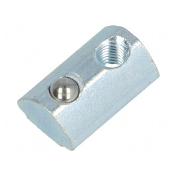 Piuliță oțel zinc 20mm pentru profile 5mm | Electronic-mag.ro | Componente Electronice