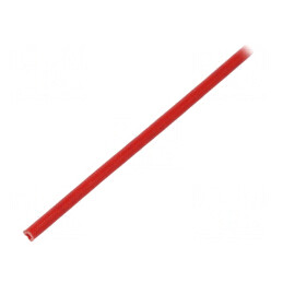 Manşon electroizolant fibră de sticlă roşie 20-155°C | Electronic-mag.ro | Componente Electronice