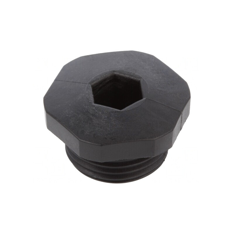 Capac de Protecție Negru PG11 IP54 Poliamidă | Electronic-mag.ro | Componente Electronice
