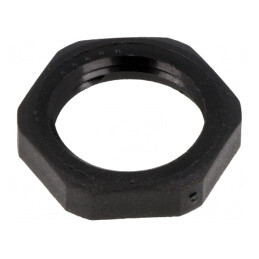 Piuliţă PG Poliamidă Neagră 24mm | Electronic-mag.ro | Componente Electronice
