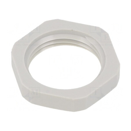 Piuliţă Filet Poliamidă Gri 24mm PMAFIX MN | Electronic-mag.ro | Componente Electronice
