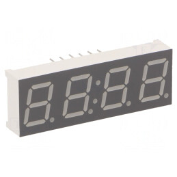 Afişaj LED 7 Segmente 10mm 4 Digiti Roșu | Electronic-mag.ro | Componente Electronice
