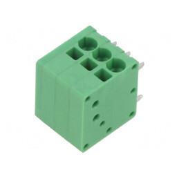 Regletă Conexiuni PCB 90° 3.5mm 3 Piste 10A | Electronic-mag.ro | Componente Electronice