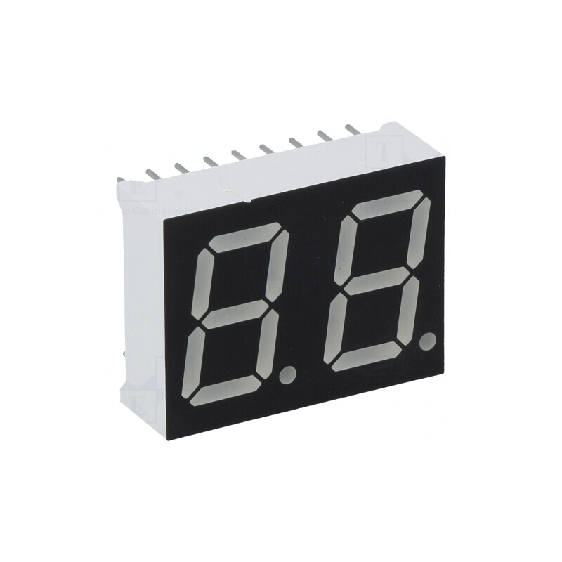 Afişaj LED 7 Segmente 14.2mm Roșu 2 Cifre | Electronic-mag.ro | Componente Electronice Afişaj LED 7 Segmente 14.2mm Roșu 2 Cifre | Electronic-mag.ro | Componente Electronice