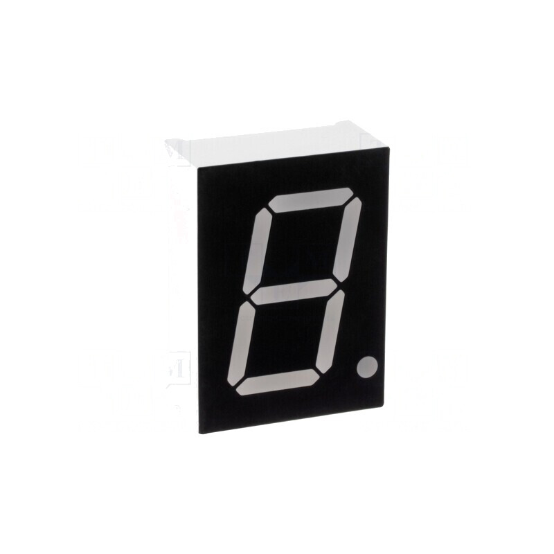 Afișaj LED cu 7 segmente roșu 20,4mm | Electronic-mag.ro | Componente Electronice
