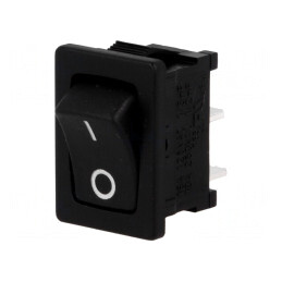 Comutator Balansoar SPST Negru 10A/250V | Electronic-mag.ro | Componente Electronice