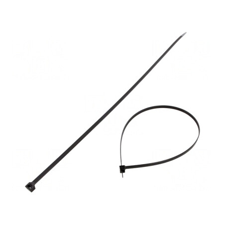 Colier de strângere poliamidă neagră 600mm 7,6mm | Electronic-mag.ro | Componente Electronice