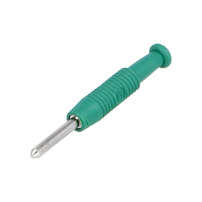 Mufă Banană Verde 2mm 6A 60VDC | Electronic-mag.ro | Componente Electronice