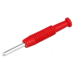 Mufă Banană 2mm 6A 60VDC Roșie | Electronic-mag.ro | Componente Electronice