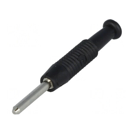 Mufă banană 2mm 6A 60VDC neagră | Electronic-mag.ro | Componente Electronice