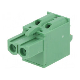 Regletă de Conexiuni Deconectabilă 5mm 2 Piste Drept Mufă | Electronic-mag.ro | Componente Electronice