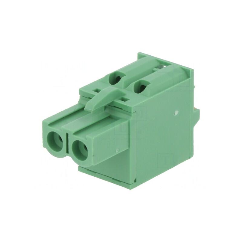 Regletă de Conexiuni Deconectabilă 5mm 2 Piste Drept Mufă | Electronic-mag.ro | Componente Electronice