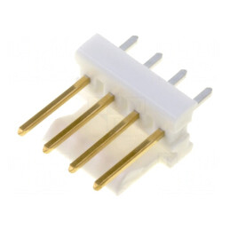 Soclu cablu-placă tată MTA-100 2,54mm 4 pini THT aurit drept | Electronic-mag.ro | Componente Electronice