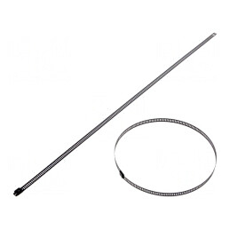 Colier de Strângere Oțel Inoxidabil 450mm x 7mm AISI 304 | Electronic-mag.ro | Componente Electronice
