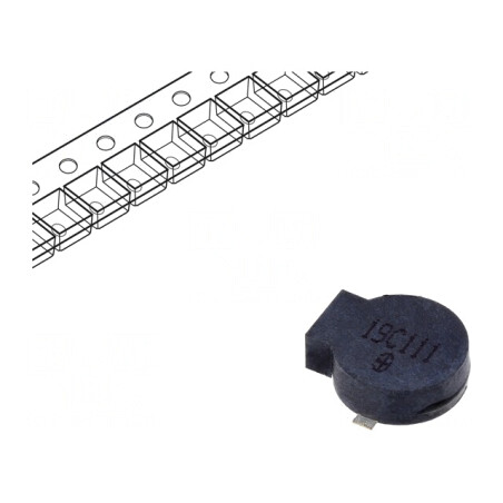 Semnalizator Electromagnetic SMD 2,7kHz | Electronic-mag.ro | Componente Electronice