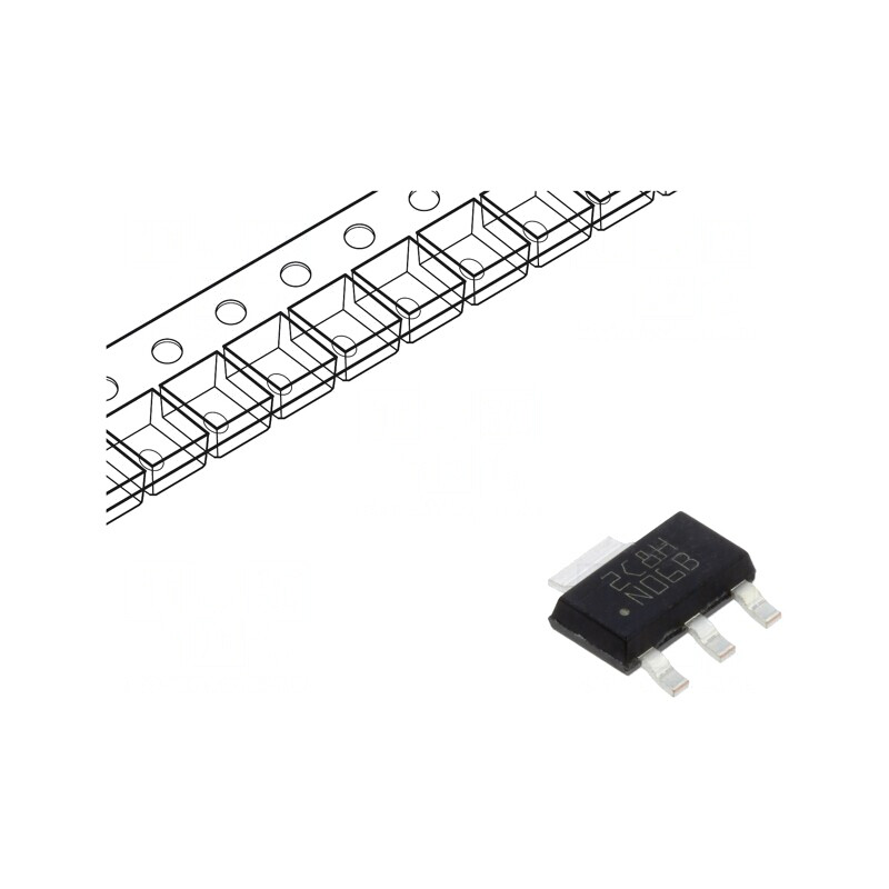 Stabilizator de Tensiune 5V 0,8A SOT223 | Electronic-mag.ro | Componente Electronice