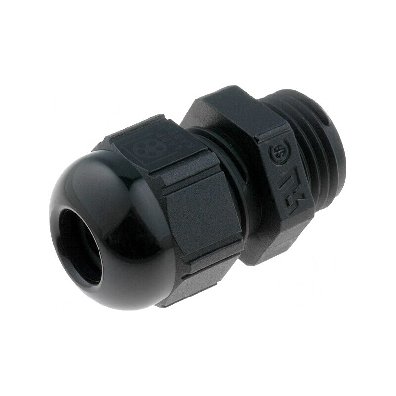 Garnitură de etanşare neagră PG9 IP68 poliamidă | Electronic-mag.ro | Componente Electronice