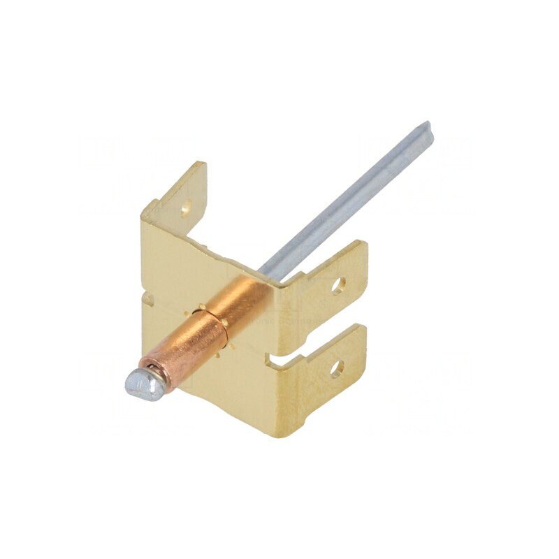 Terminal plat 6,3mm 0,8mm 4x tată cu nituri din cupru | Electronic-mag.ro | Componente Electronice